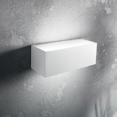 Perenz - Step - Applique da parete biemissione per esterni/interni piccola in alluminio - 2 Lampadine E14 40W - IP54 - SKU: 6730