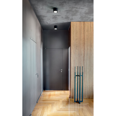 Perenz - Geo - Plafoniera moderna cilindrica in alluminio verniciato portalampada orientabile - 1 Lampadina GX53 15W - IP20 - SKU: 6740