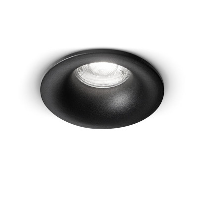 Perenz - Oasis - Faretto rotondo moderno da incasso fisso in acciaio in varie colorazioni - 1 Lampadina GU10 35W - IP20 - SKU: 6742