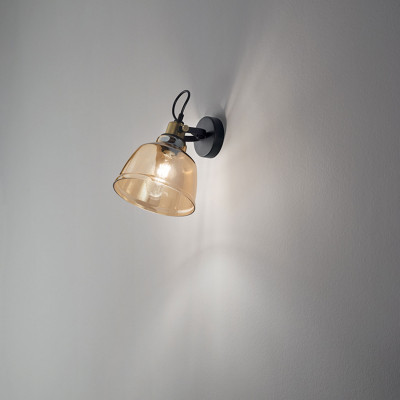 Perenz - Vintage - Applique da parete in metallo con portalampada orientabile - 1 Lampadina E27 60W - IP20 - SKU: 6842