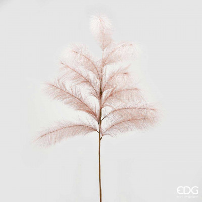 EDG - Enzo de Gasperi - Decorazione natalizia ramo pampa in metallo - Colore: Rosa - SKU: 684270-52