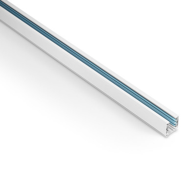  Perenz - Binario - Profilo in alluminio a plafone lunghezza 2 m per sistema binario trifase - IP20 - SKU: 6890 