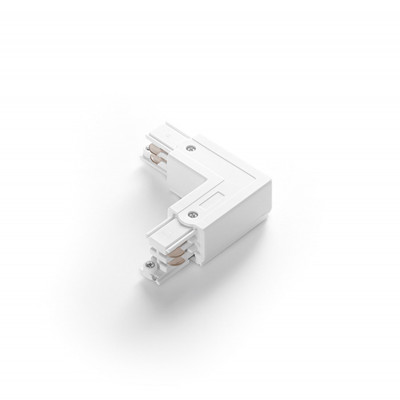  Perenz - Binario - Connettore a "L" destra per sistema binario trifase - IP20 - SKU: 6898DX 