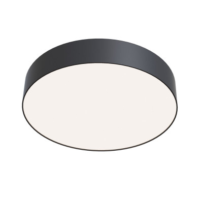 Maytoni - Zon - Lampada da soffitto a LED grande rotonda in alluminio dal design moderno - 1 Lampadina Led Integrato 35W - Lumen 3900 - Gradi Kelvin 4000k Luce Naturale - 22 - SKU: C032CL-L43