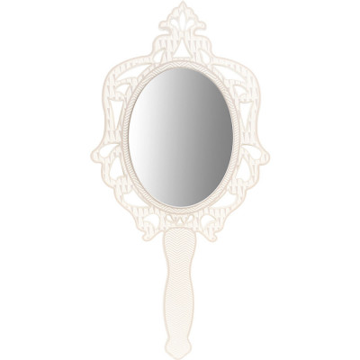 Vesta Madame Specchetto con manico da bagno Colore: Avorio