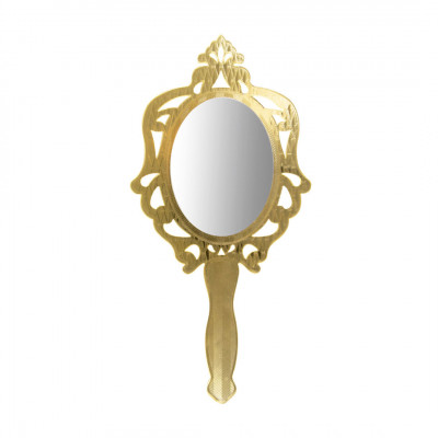 Vesta Madame Specchetto con manico da bagno Colore: Oro