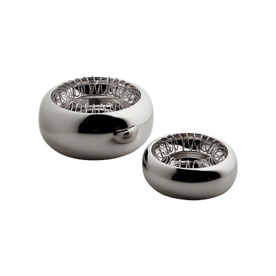 Alessi - Spirale - Posacenere - Colore: Acciaio - SKU: 7690