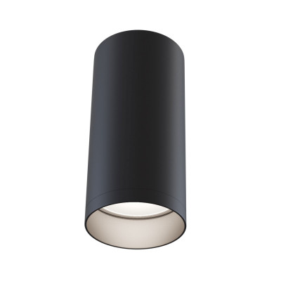 Maytoni - Alfa - Faretto da Soffitto moderna in alluminio verniciato - Colore: Nero - 1 Lampadina GU10 50W - IP20 - SKU: C010CL-01B