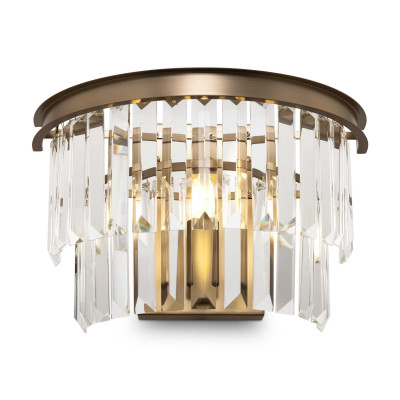 Maytoni - Revero - Lampada da parete in metallo con diffusore in vetro in stile moderno - 1 Lampadina E14 40W - IP20 - SKU: MOD085WL-01