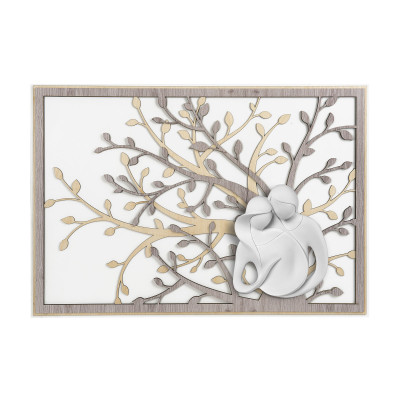 Bongelli Preziosi - Quadro moderno grande in stile moderno con coppia abbracciata - SKU: ME1954/2