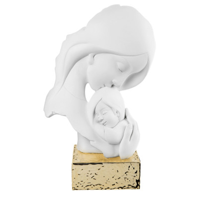 Bongelli Preziosi Scultura da tavolo moderna abbraccio di mamma Colore: Oro