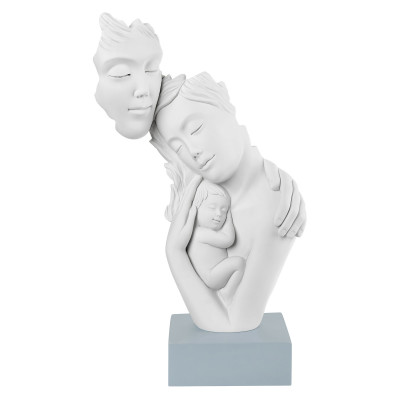 Bongelli Preziosi Scultura moderna con la famiglia "Face" Colore: Carta da Zucchero