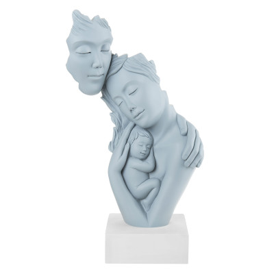 Bongelli Preziosi Scultura da tavolo moderna colorata con la famiglia Colore: Carta da Zucchero