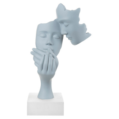 Bongelli Preziosi Scultura da tavolo moderna colorata con coppia di innamorati Colore: Carta da Zucchero