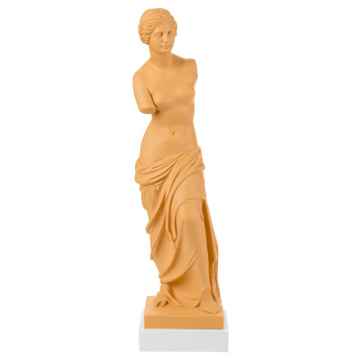 Bongelli Preziosi Scultura da tavolo grande in stile moderno con la Venere di Milo in vari colori Colore: Arancione