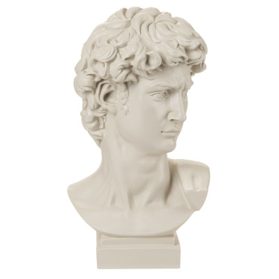 Bongelli Preziosi Busto di David grande in stile moderno in vari colori con base Colore: Nocciola