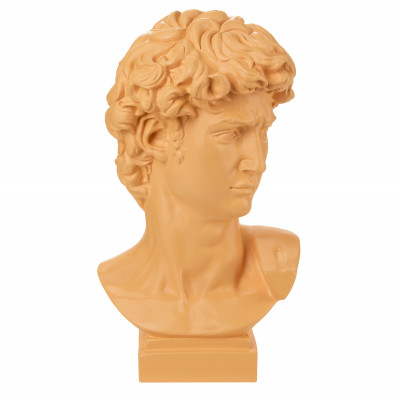 Bongelli Preziosi Busto di David grande in stile moderno in vari colori con base Colore: Arancione