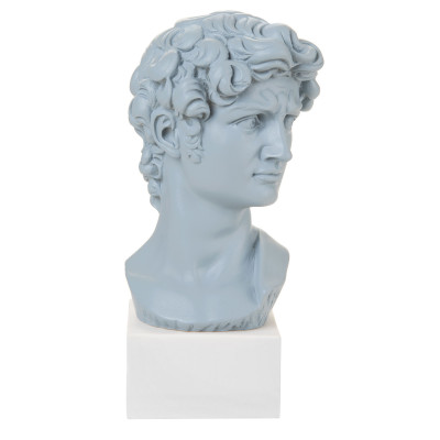 Bongelli Preziosi Busto di David piccolo in stile moderno in varie colorazioni con base Colore: Carta da Zucchero