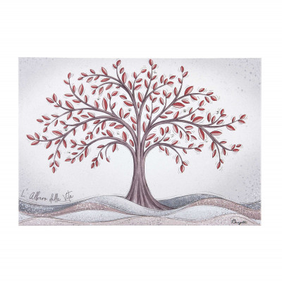 Bongelli Preziosi - Bomboniera Vari Eventi - Quadretto albero della vita - Colore: Rosso - SKU: ME2099/1RS