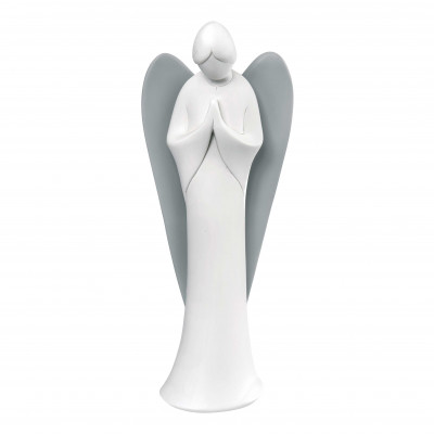 Bongelli Preziosi Bomboniera Comunione - Scultura con angelo stilizzato grande Colore: Grigio