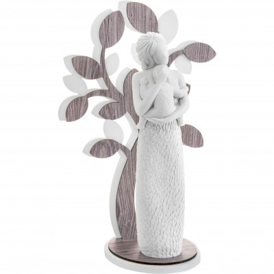 Bongelli Preziosi - Sogno - Scultura da tavolo grande con raffigurazione della maternità e albero della vita - Colore: Rovere Wengè - SKU: ME1647/3RO