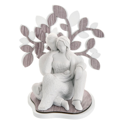 Bongelli Preziosi - Sogno - Scultura da tavolo moderna stilizzato con sacra famiglia e albero della vita - SKU: ME1643/2RO