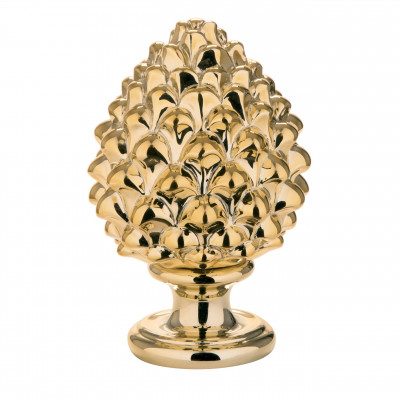 Bongelli Preziosi - Pigna siciliana portafortuna decorata a mano portafortuna piccola - Colore: Oro - SKU: ME1599/1OR