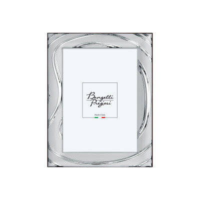 Bongelli Preziosi - Portafoto da tavolo con cornice dal design moderno in argento - Colore: Argento - SKU: CR290