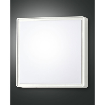 Fabas Luce - Oban - Lampada da soffitto grande per esterno a risparmio energetico in stile moderno - Colore: Bianco - 2 Lampadine E27 30W - 65 - SKU: 3233-65-102