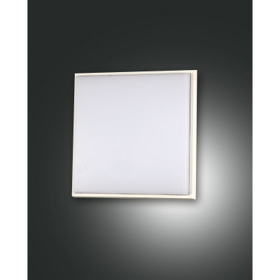 Fabas Luce Desdy Lampada da soffitto per esterno a LED struttura in alluminio dal design moderno Colore: Bianco
