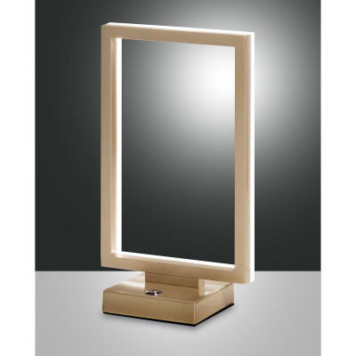 Fabas Luce Bard Abatjour a LED in stile moderno con struttura in metallo Colore: Oro