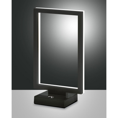 Fabas Luce Bard Abatjour a LED in stile moderno con struttura in metallo Colore: Antracite