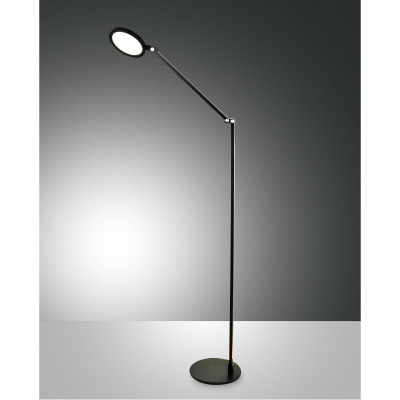 Fabas Luce Regina Piantana moderna orientabile a LED dimmerabile con struttura in metallo Colore: Nero