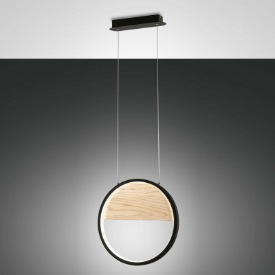 Fabas Luce Pierre Lampada a sospensione a LED dalle linee moderne Colore: Nero
