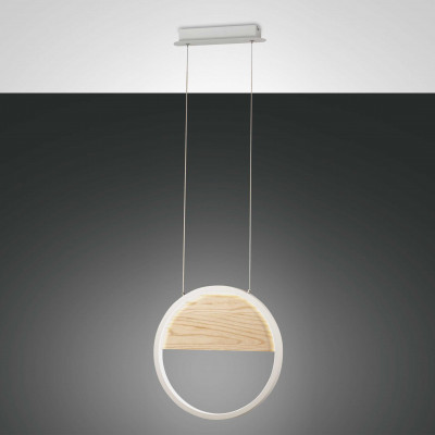 Fabas Luce Pierre Lampada a sospensione a LED dalle linee moderne Colore: Bianco