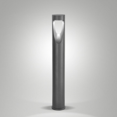 Fabas Luce - Teo - Paletto luce da esterno a LED in allumnio dal design moderno - Colore: Nero - 1 Lampadina Led Integrato 13W - Lumen 1170 - Gradi Kelvin 3000k Luce Calda - IP65 - SKU: 6529-12-204