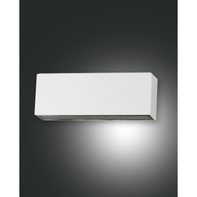 Fabas Luce - Trigg - Applique da esterno a LED con struttura in alluminio dal design moderno - 1 Lampadina 14W - Lumen 1300 - Gradi Kelvin 3000k Luce Calda - 54 - SKU: 6786-02