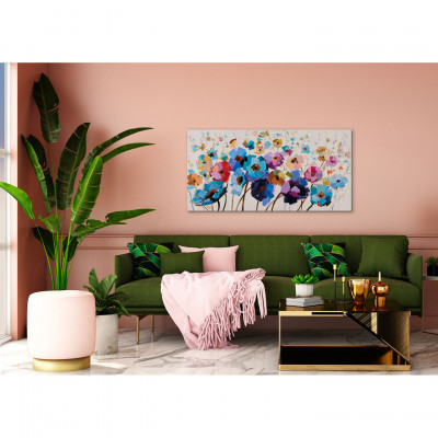Agave - Dipinto floreale su tela 140x70 Aromaterapia - SKU: AG100035