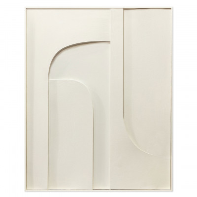 Agave - Quadro astratto dipinto a mano su tela di cotone con cornice Orbiter 1 80×100 - SKU: AG170344