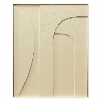 Agave - Quadro astratto dipinto a mano su tela di cotone con cornice Orbiter 3 80x100 - SKU: AG170346