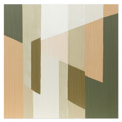 Agave - Quadro astratto dipinto a mano su tela di cotone Tapiz 100x100 - SKU: AG170338