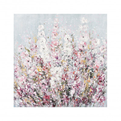 Agave - Quadro astratto moderno dipinto a mano su tela "Erica" 80x80 - SKU: AG140232