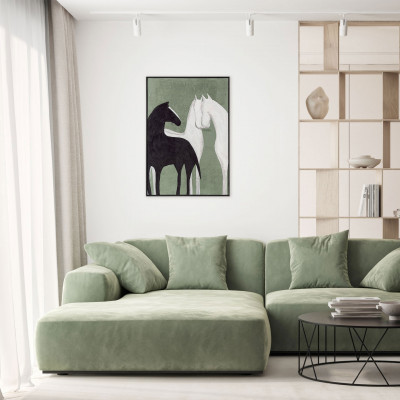 Agave - Quadro figurativo dipinto a mano con acrilici su tela Contrast 70x100 - SKU: AG160288