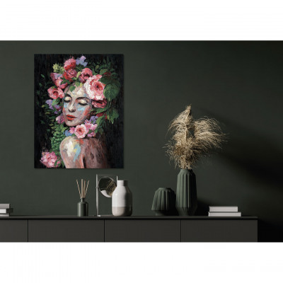 Agave - Quadro figurativo moderno dipinto su tela "Demetra" 70x100 - SKU: AG110001
