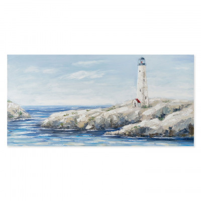 Agave - Quadro marino dipinto a mano con acrilici su tela Ero 140x70 - SKU: AG160295