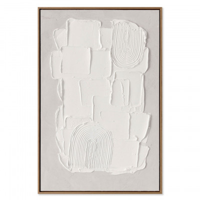 Agave - Quadro moderno astratto dipinto a mano con acrilici su tela Balai 60x90 - SKU: AG160285