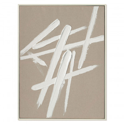 Agave - Quadro moderno astratto dipinto a mano con acrilici su tela Cross 60x80 - SKU: AG160306