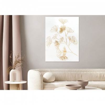 Agave - Quadro moderno floreale dipinto a mano su tela "Fil di Fiore" 120x90 - SKU: AG140226