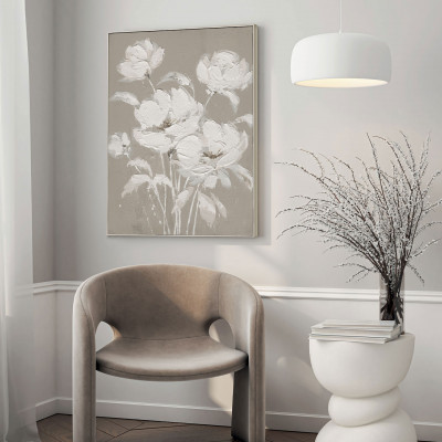Agave - Quadro naturalistico dipinto a mano con acrilici su tela Ibisco 80x100 - SKU: AG160321