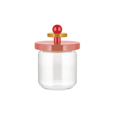  Alessi - Values Collection - Barattolo in vetro con coperchio in legno - Colore: Rosa - SKU: ES16/75-2 